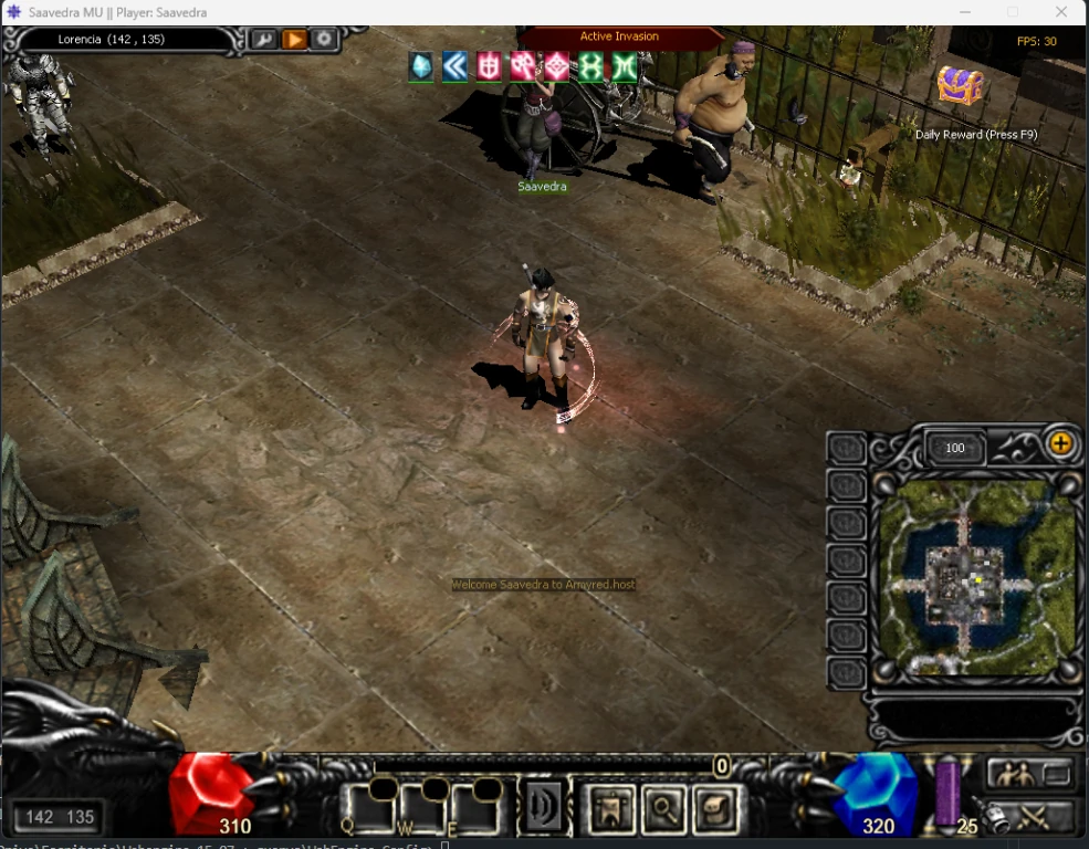 Gameplay de SaavedraMU en Lorencia